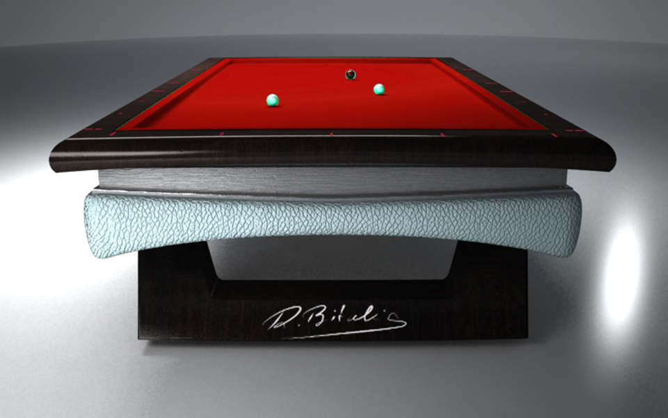 Black and red billiard table Bitalis - Billards Toulet