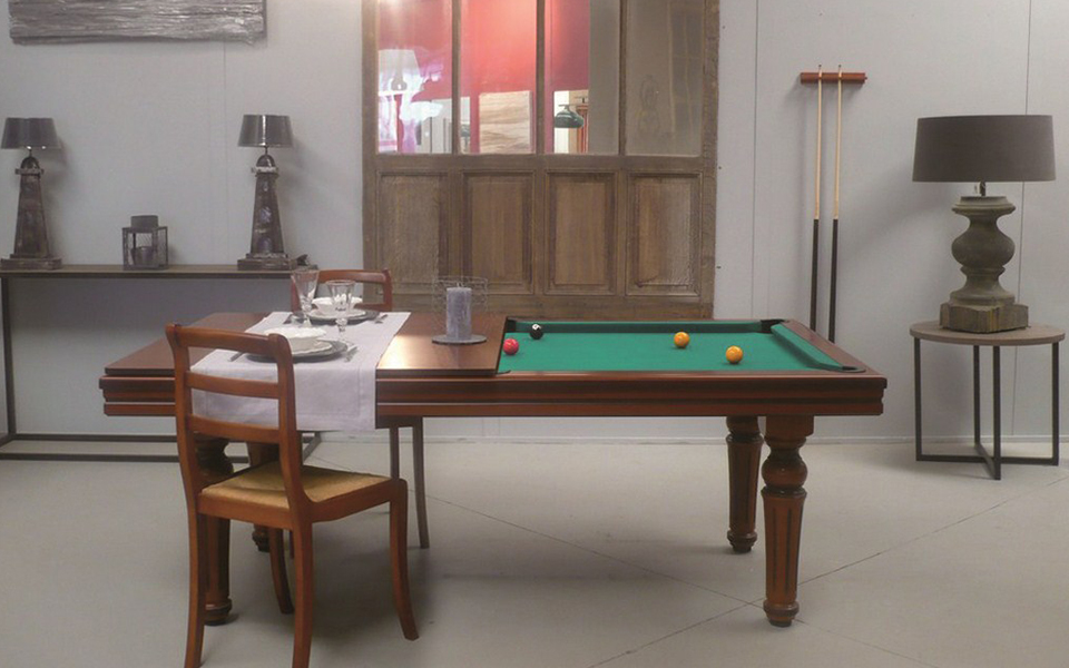 Convertible billiard tables - Dining Pool tables - Billards Toulet