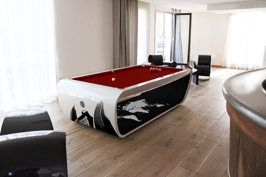 Customizable billiard table design Blacklight - Design and luxury - Billards Toulet