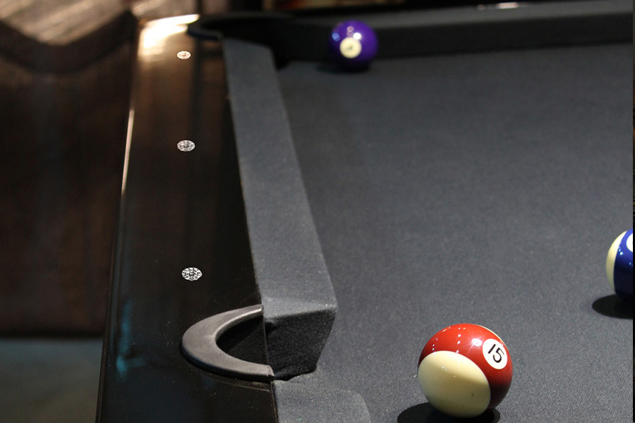 custom game markers sights - billiard table Blacklight - Billards Toulet