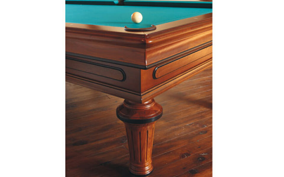 classic walnut billiard table custom made - Empereur Luxe - Toulet