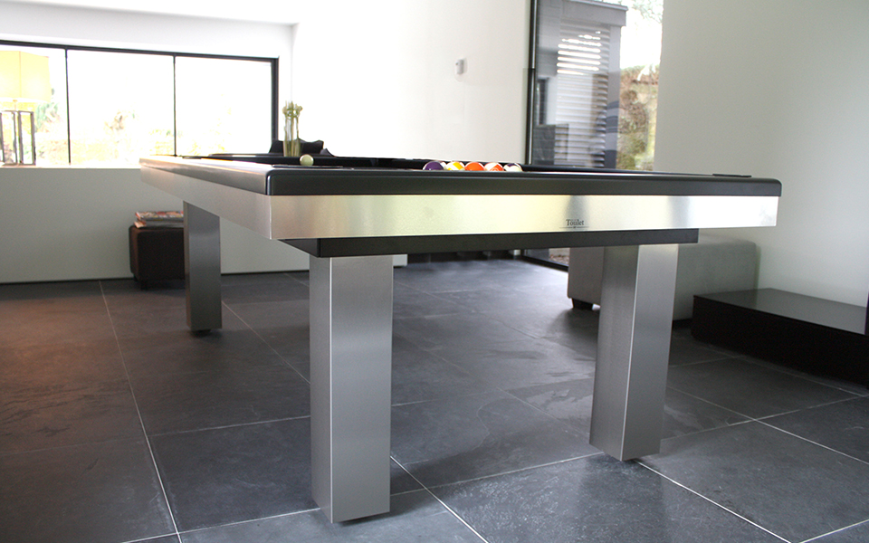 stainless steel billiard table - Full Loft - Billards Toulet