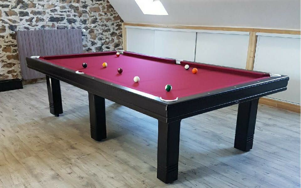 billiard table 9,2 feet - pool table Club - Black - Billards Toulet