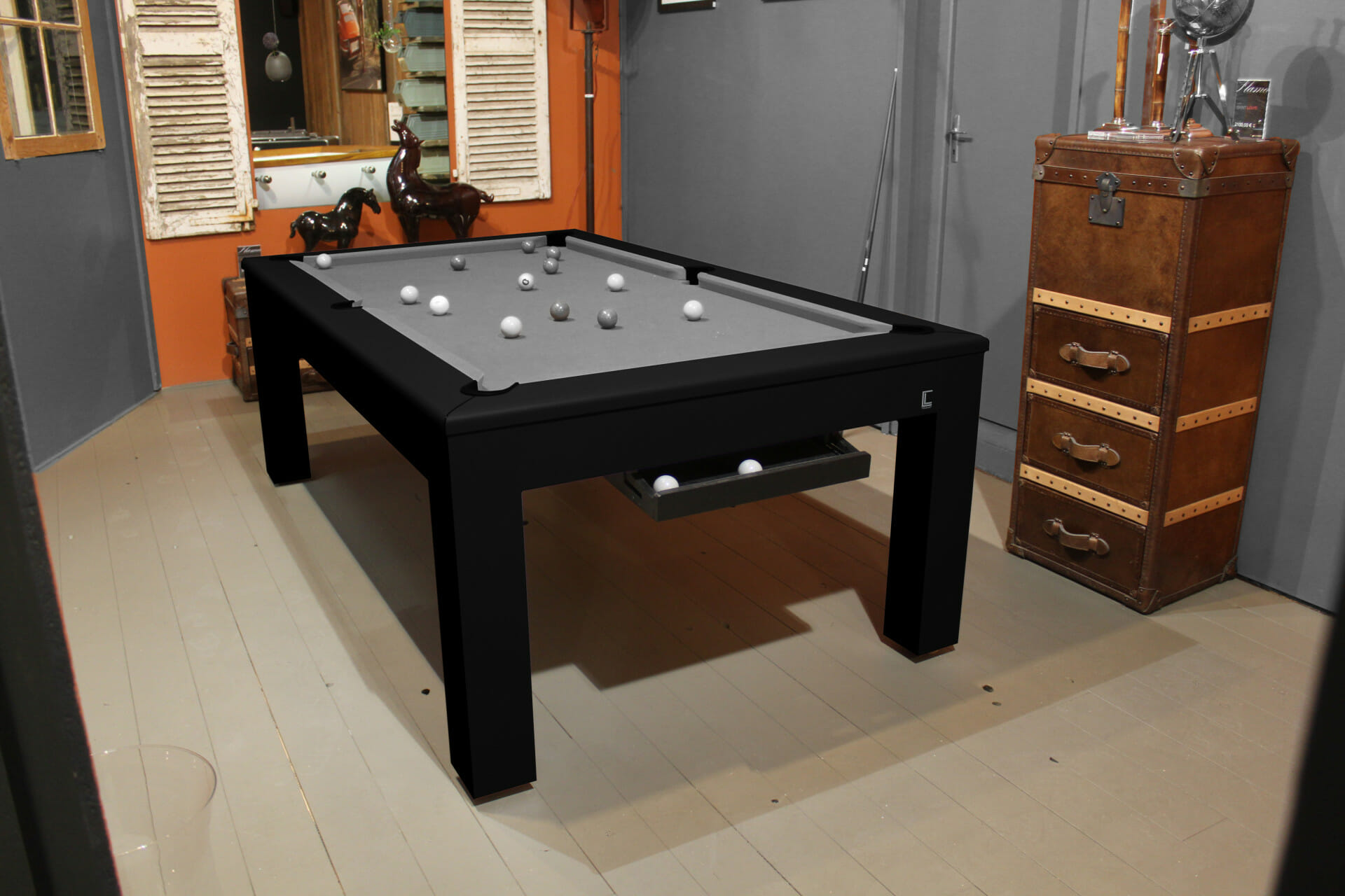 black english billiard table CL - Billards Toulet