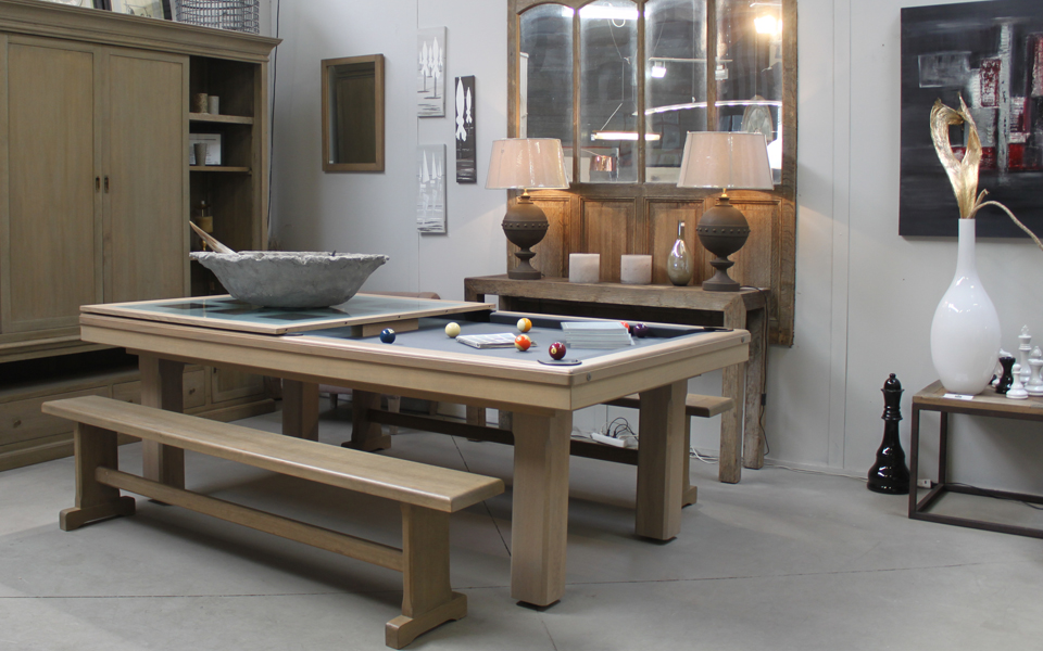 Billiard convertible into a dining table - Broadway - Billards Toulet