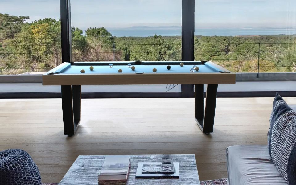 DESIGN Glass pool table By Billards Toulet