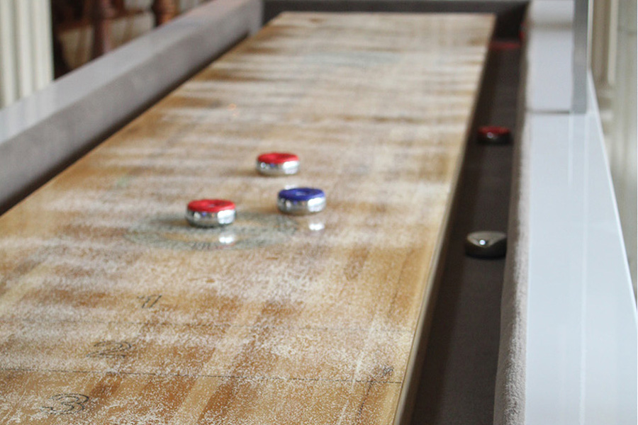 Shuffleboard table design - Billards Toulet