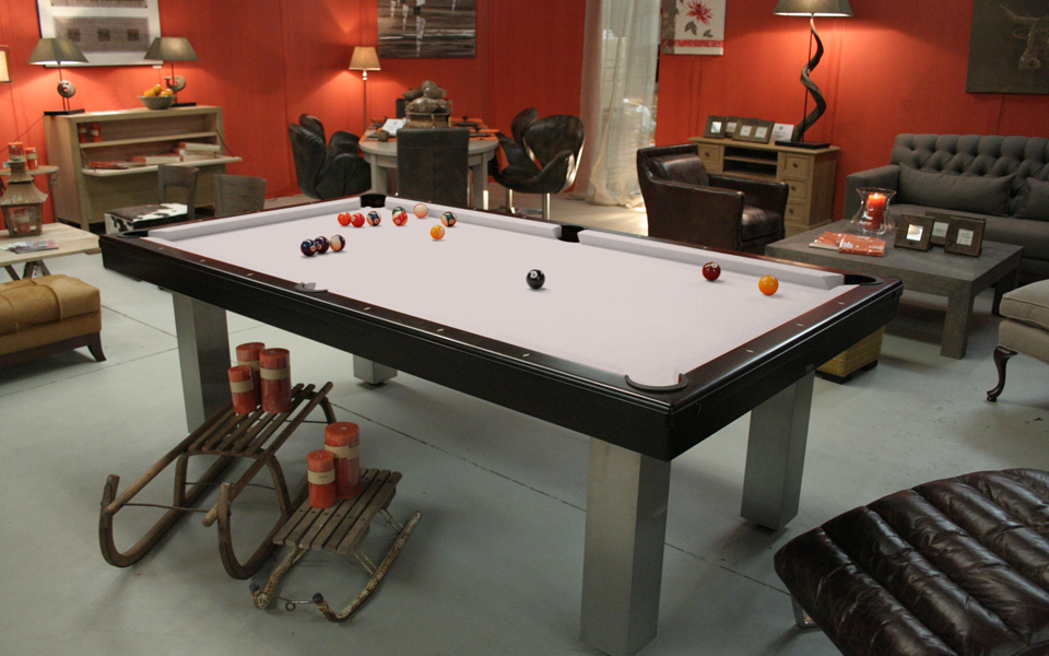 stainless steel billiard table Loft - Design - wood - Billards Toulet