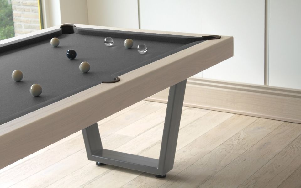 Pool table Iron - grey - industrial - Billiards Toulet