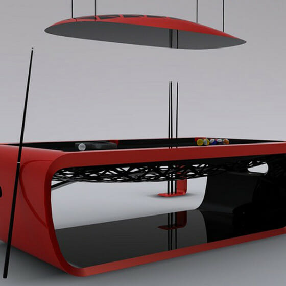 design high end pool table Blacklight - Billards Toulet