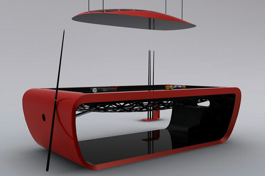 design high end pool table Blacklight - Billards Toulet