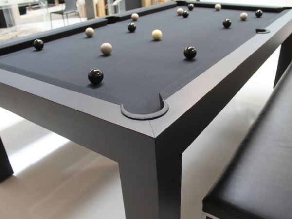 Pool table american Black matte - Pearl - Billards Toulet