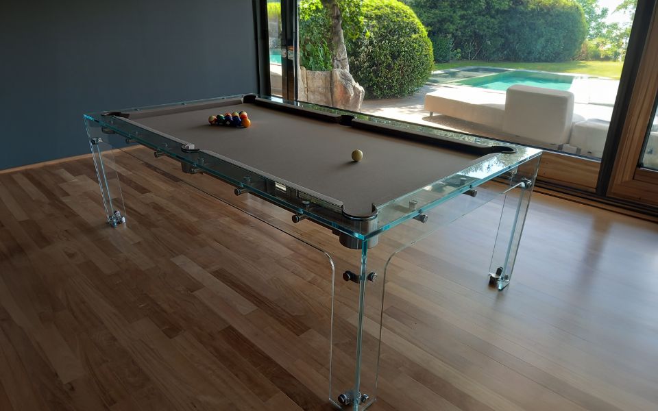 american pool table glass design Carat Light - Billards Toulet