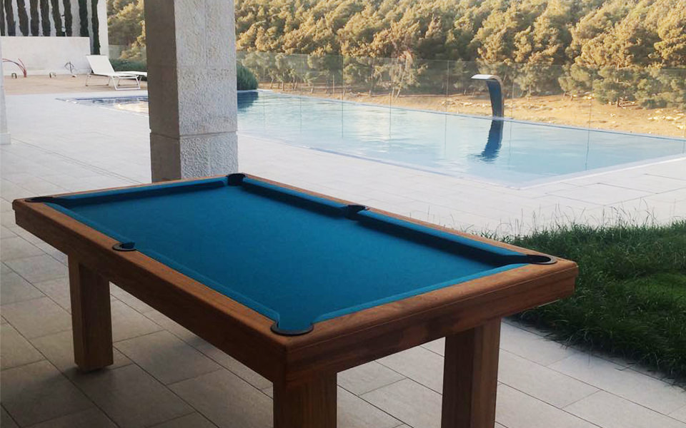 Outdoor billiard table wood Teck - Billards Toulet