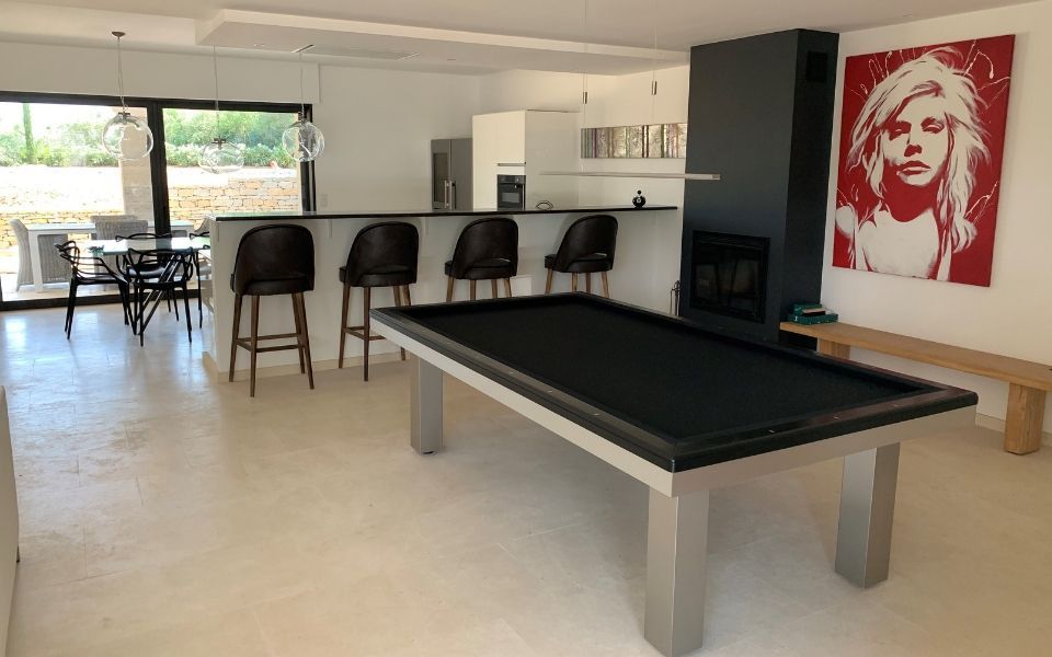 billard table stainless steel black - design - Full Loft - Billards Toulet