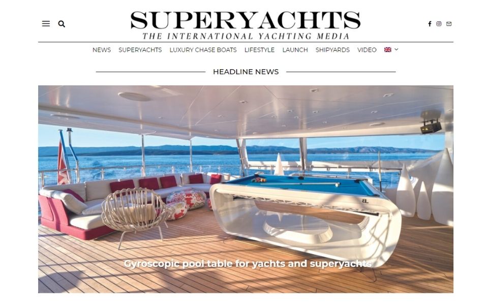 Billiard yacht Blacklight Luxury - Billards Toulet