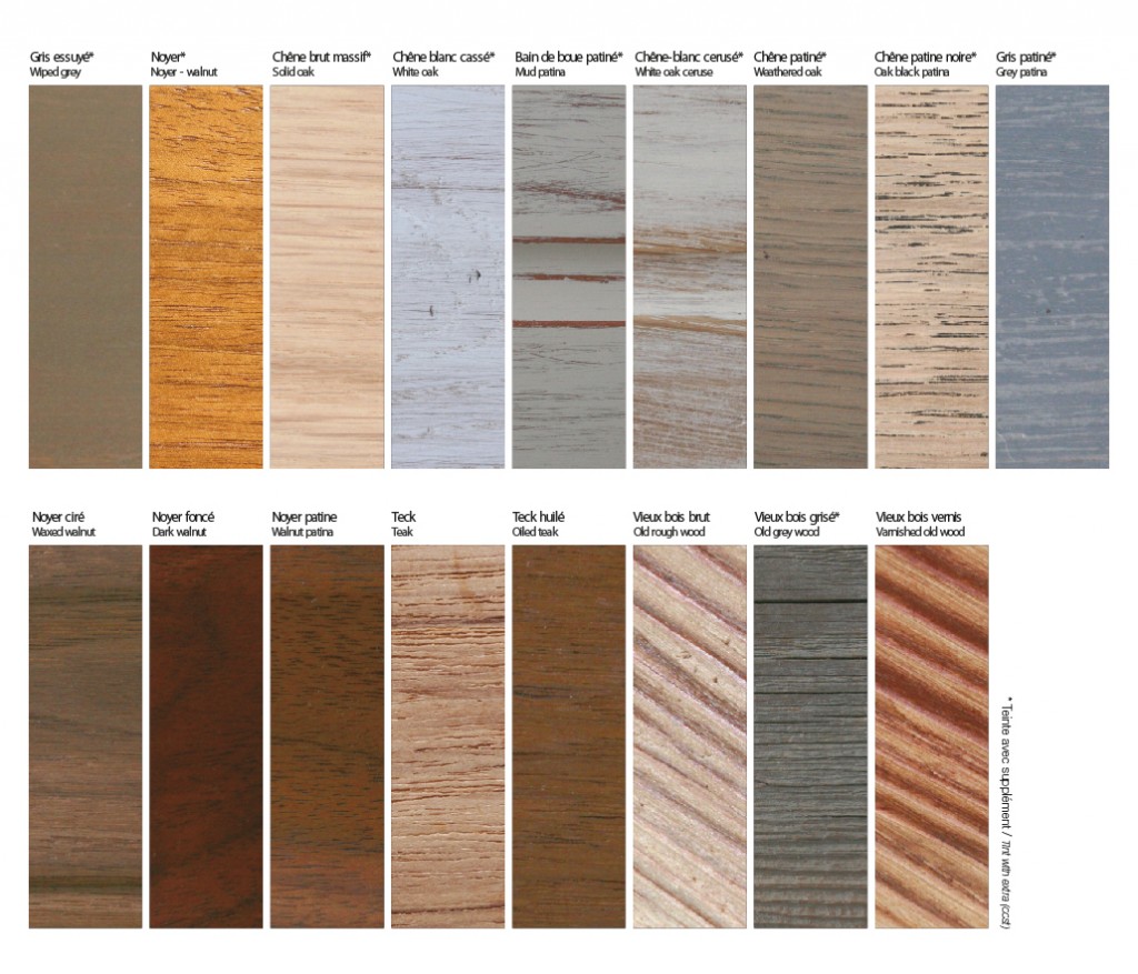 Color of wood - Billards Toulet