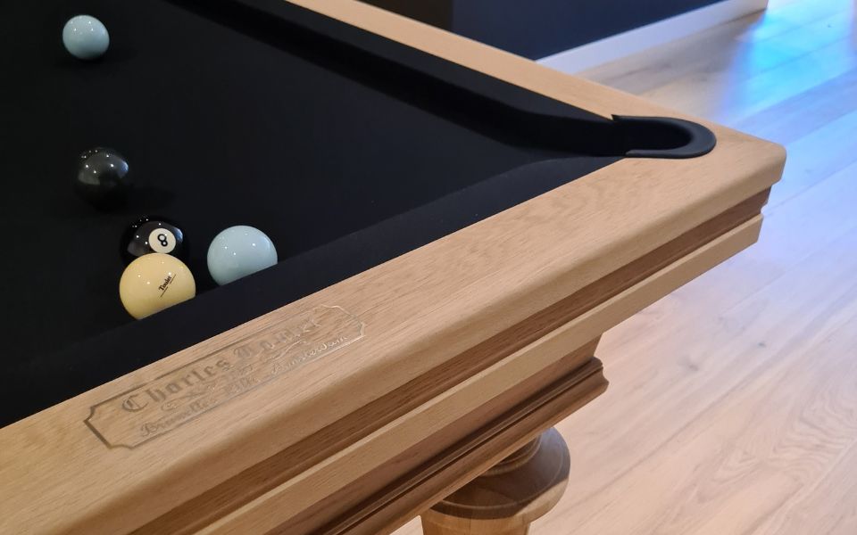 Buy classic pool table wood black Empereur Vintage high end - Billards Toulet