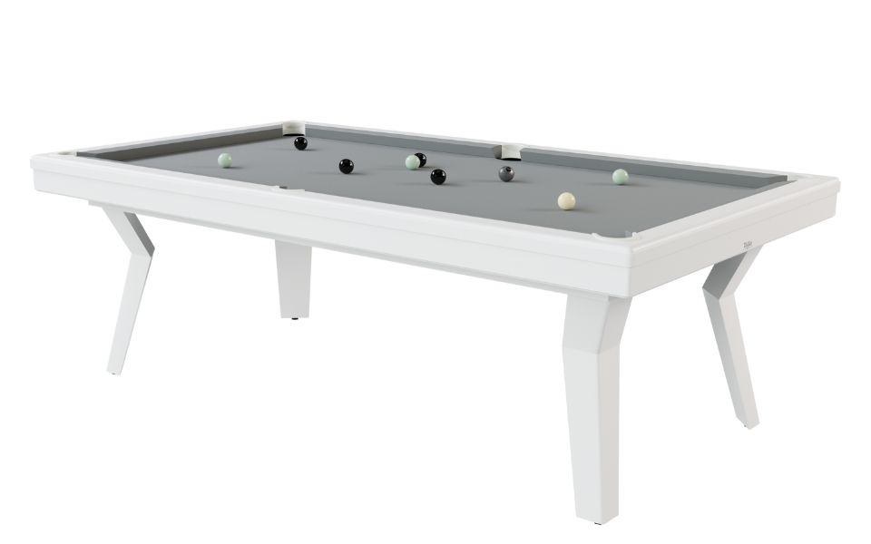 contemporary original white Pop pool table Toulet