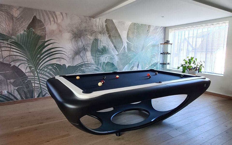 custom made billiard table designer luxury Whitelight Toulet