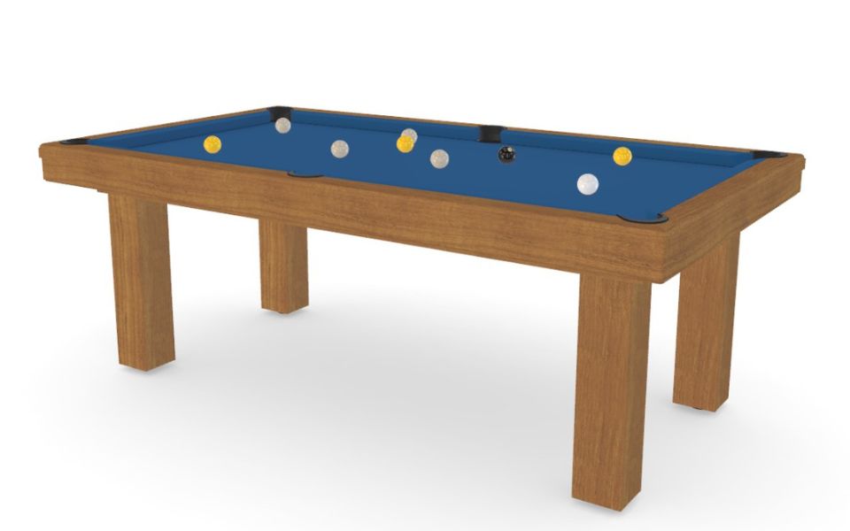 custom outdoor teak pool table Teck toulet