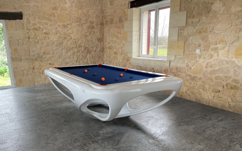 Design billiard table luxury Whitelight - Billards Toulet