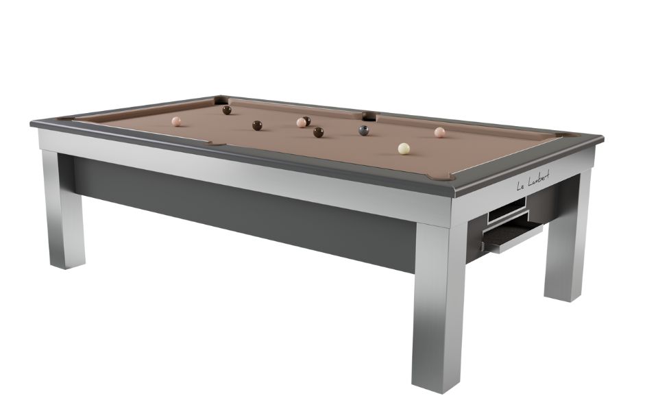 english customizable taupe grey pool table Lambert Toulet
