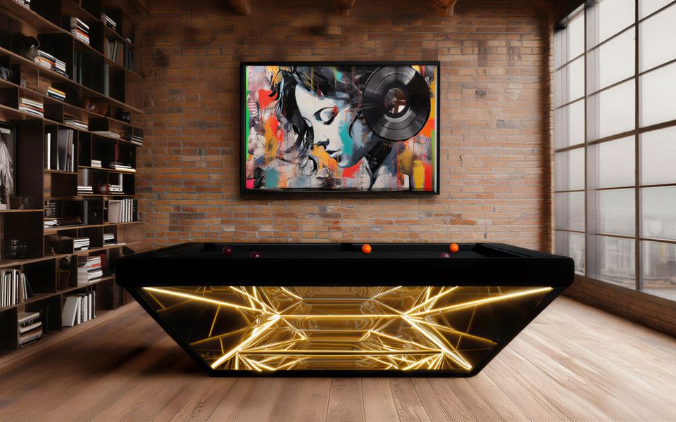 High-end artistic billiard Infini Toulet Quentin Carnaille