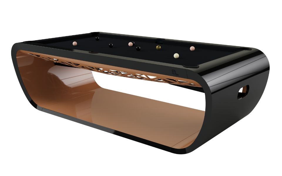 high end design pool table made in France Blacklight Toulet