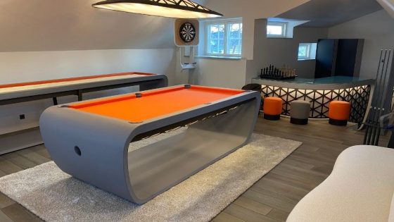 High end games room leather Luxury - Billards Toulte