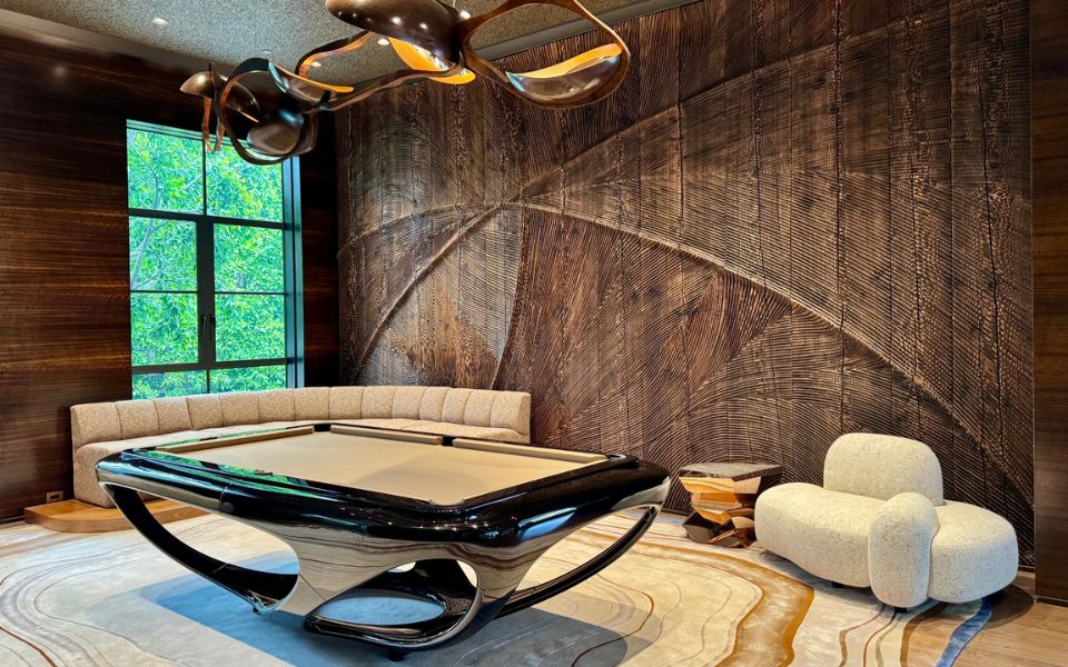 hotel black pool table high end design Whitelight Toulet