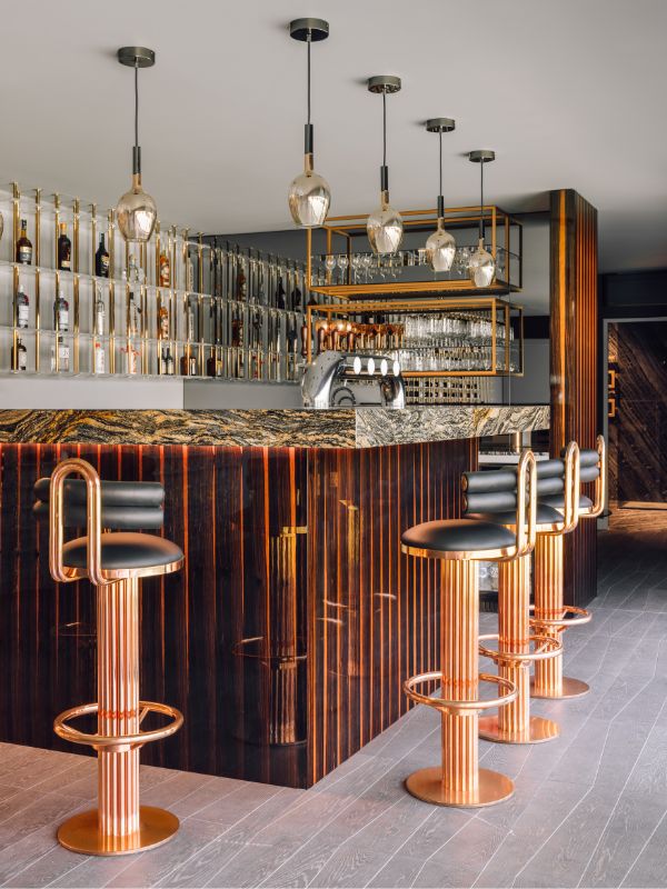 luxury bar design - billards toulet