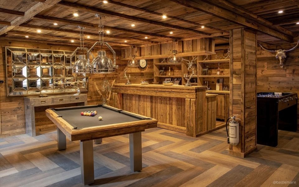 Luxury Chalet K2 - Pool table Megeve - Billards Toulet