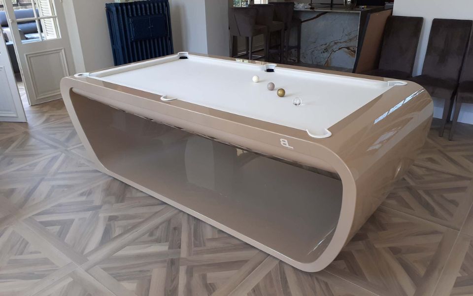 Luxury pool table design Blacklight taupe - Billards Toulet