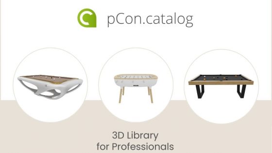 Toulet available on pCon: design your custom spaces in 3D.