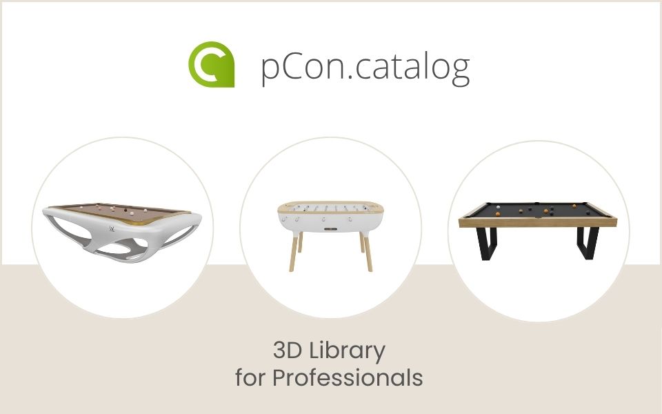 Toulet available on pCon: design your custom spaces in 3D.