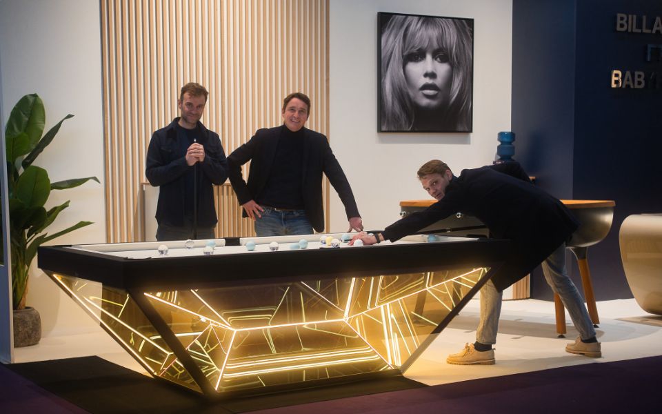 manufacturer of exceptional game tables billiards artist Quentin Carnaille Toulet