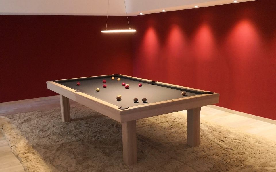 Mesa de billar contemporánea - BROADWAY - Billards Toulet - Babyfoot by  Toulet - para el sector servicios / para uso residencial / de interior