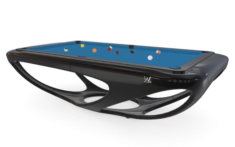 outdoor luxury pool table Whitelight black blue Toulet