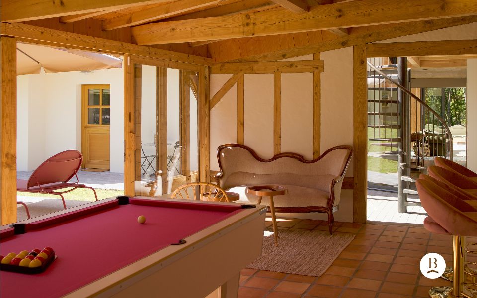 pool table custom pink cloth Country - billards Toulet