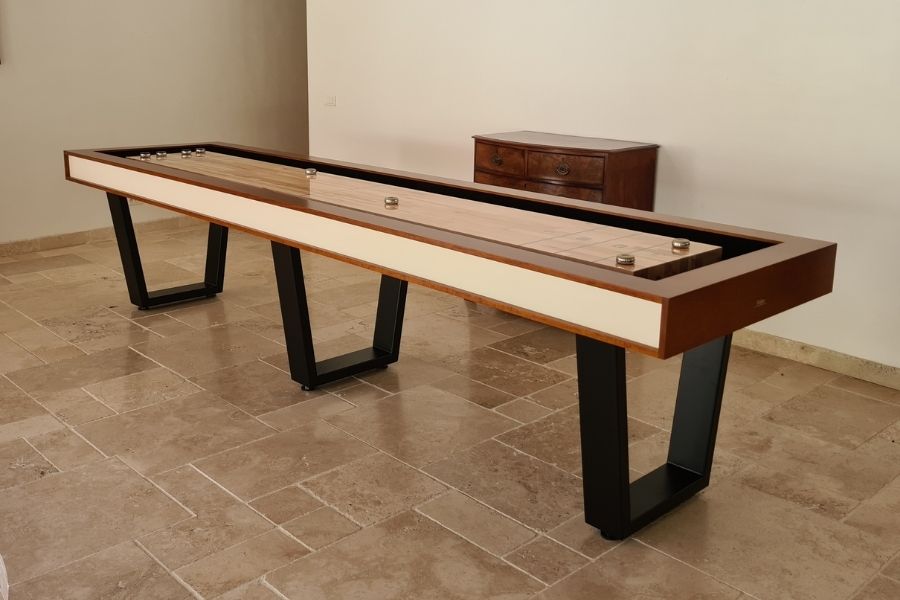 Shuffleboard table design steel - Billards Toulet