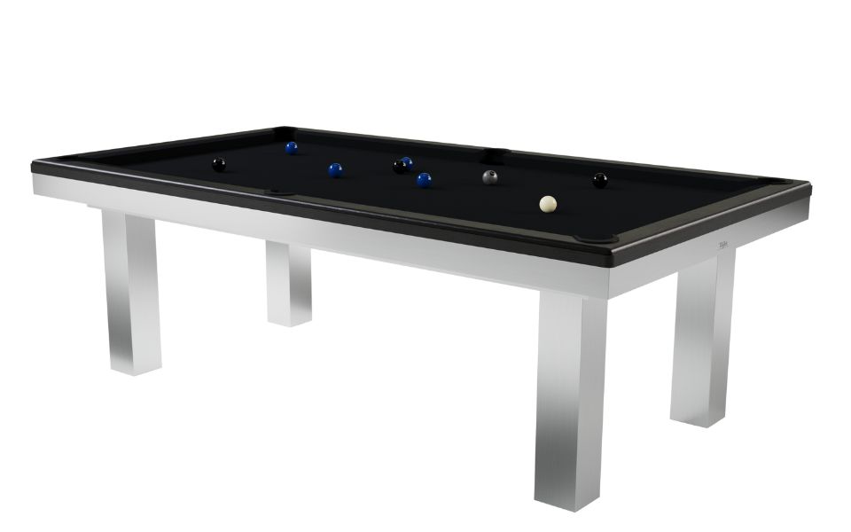 stainless steel black design pool table Full Loft Toulet
