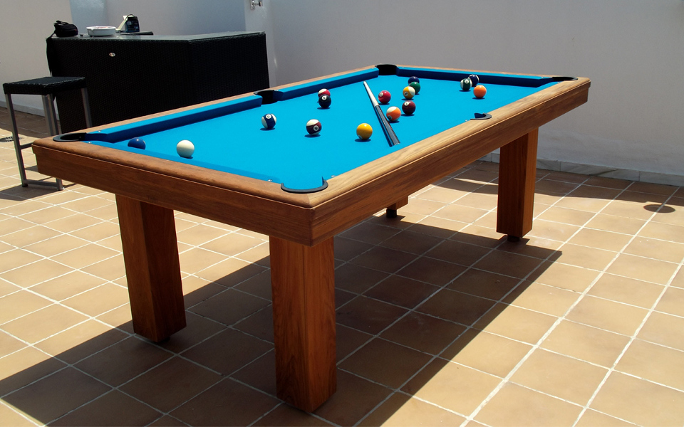 Outdoor billiard table wood Teck - Billards Toulet