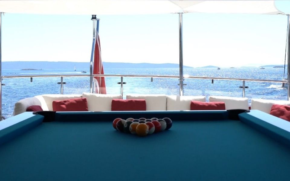 pool table for yacht